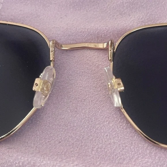 NWOT Panama Jack Polarized Hexagonal Sunglasses with Gold Frame - Picture 3 of 5